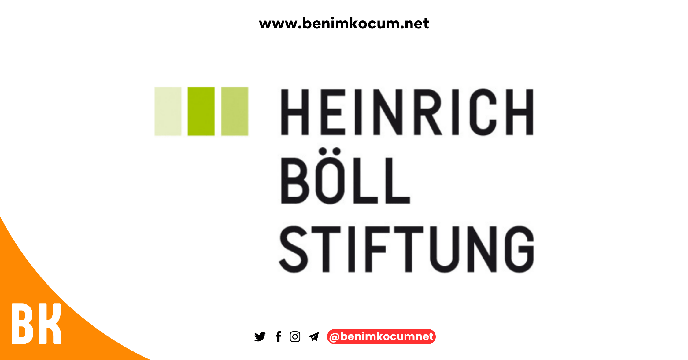 Heinrich Böll Stiftung Derneği Türkiye Temsilciliği Bursu Başvurusu ...