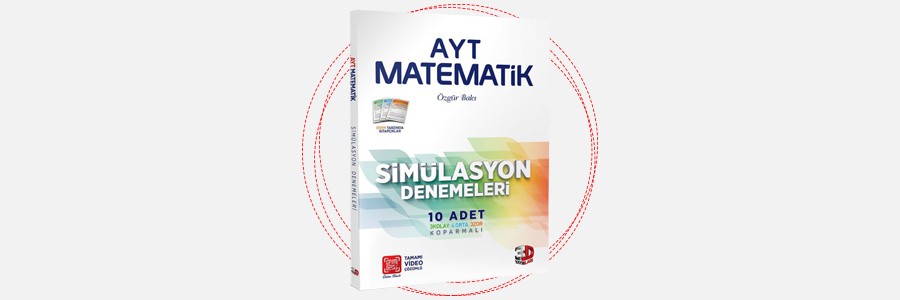 AYT Matematik 10'lu Simülasyon Denemeleri 3D Yayınları 4