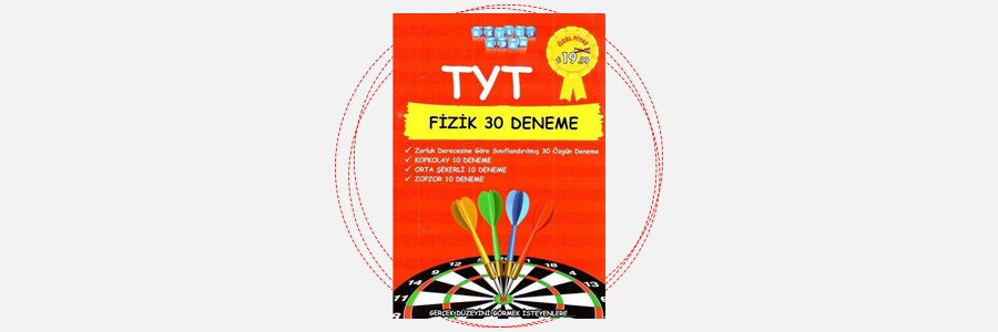 TYT Fizik 30 Deneme Akıllı Adam Yayınları 16