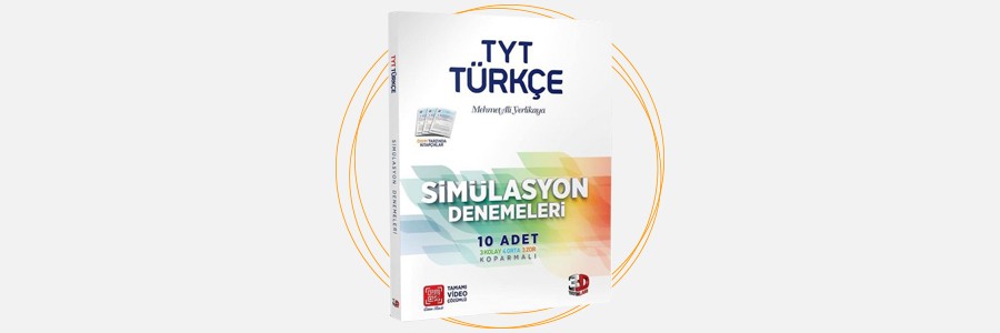 TYT Türkçe Simülasyon Denemeleri 3D Yayınları 4